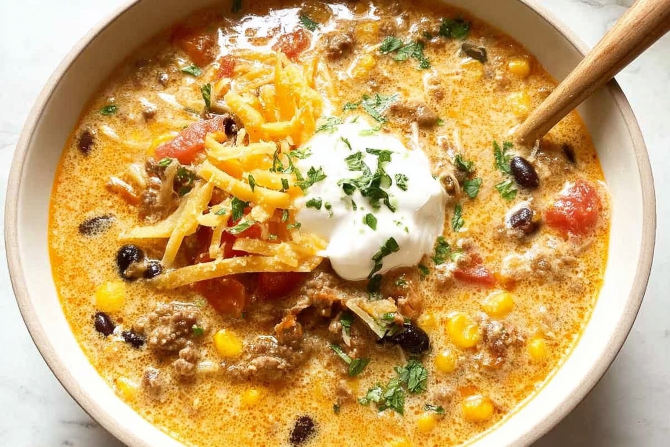 Creamy Taco Soup: Your Easy One-Pot Weeknight Wonder